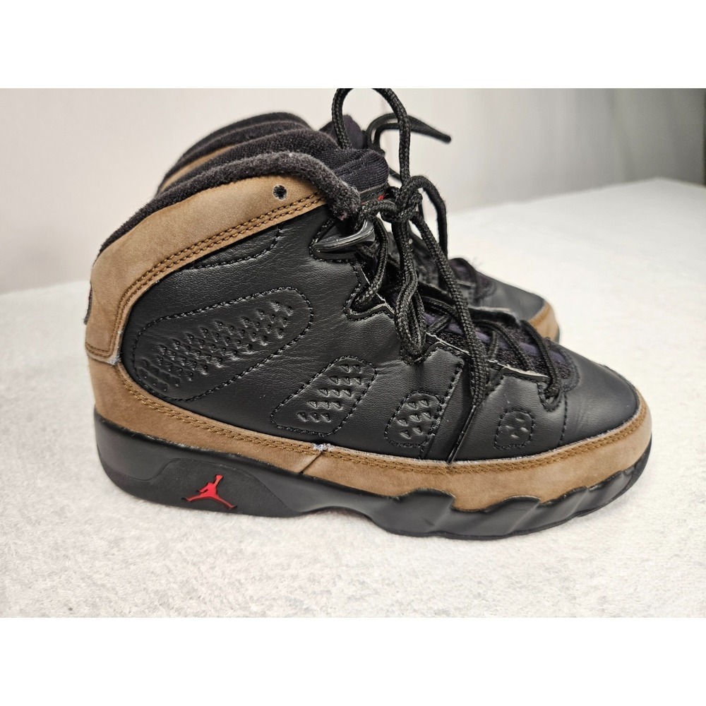 Jordan 9 Retro Olive 2024 TD Size 13C Toddler Kids Sneakers Green